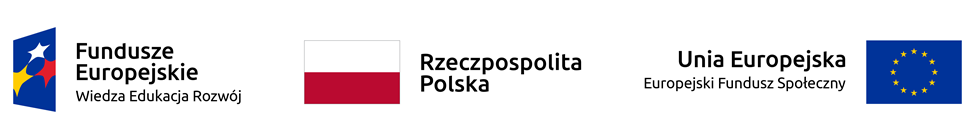 Logo Europejskiego Funduszu Społęcznego