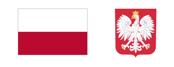 flaga i godło RP